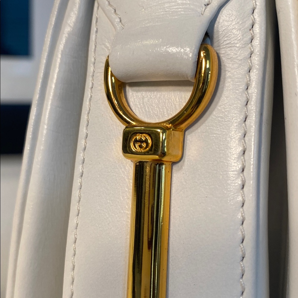 Vintage GUCCI Horsebit Hardware Leather Top Handle Bag - Picture 9 of 16